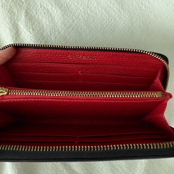 Black Cuyana Zip Wallet - Picture 1 of 4